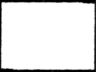 Obraz premium Set of Grunge Black and White Frames . textured rectangles for image