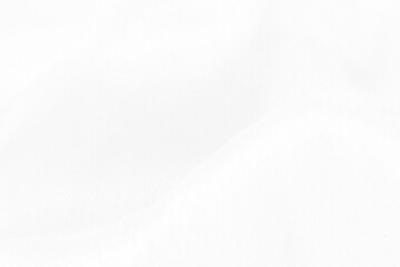 White cloth background abstract. Fabric is wrinkled and sofe wave. Material are used in textile assembly.