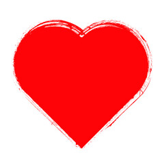 Set of Hearts . Grunge stamps collection.love Shapes for your design.Distressed symbols. Textured Valentine's Day signs.Vector illustration.