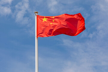 Fototapeta na wymiar Five Star Red Flag China