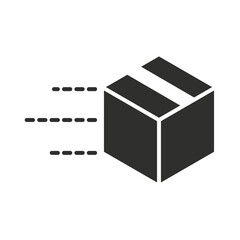 delivery speed service order silhouette icon