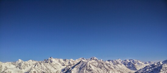 Obraz premium Mountain Peaks in the Alps