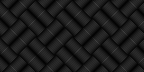 Fototapeta premium Black abstract background with dark concept. Vector Illustration. Suit for social media post story and presentation template.