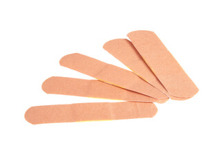 Medical patch plaster isolated on the white