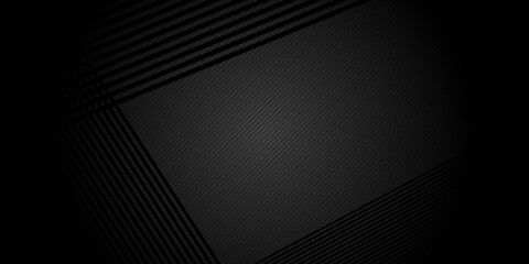 Black abstract background with metal texture and lines. Vector illustration design for business presentation, banner, cover, web, flyer, card, poster, game, texture, slide, magazine, and powerpoint.