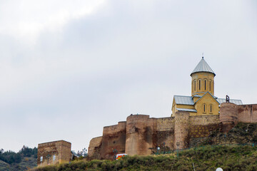Fototapeta na wymiar Church in Tbilisi city center