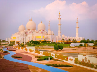 Abu Dhabi Sheikh Zayed Grand Mosque, Verenigde Arabische Emiraten
