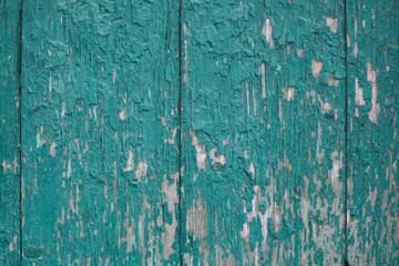 blue craquelure, old peeling paint background