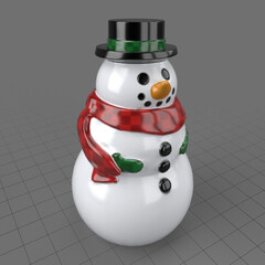 Ceramic snowman