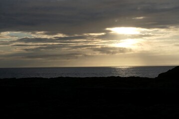 Obraz premium sunset over the sea