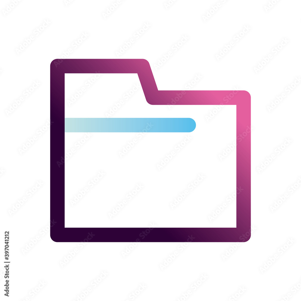 Poster file icon isolated vector design