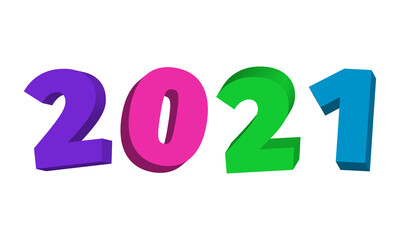 2021 3d fun decorative text