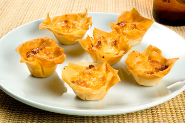 massa filo recheado com doce