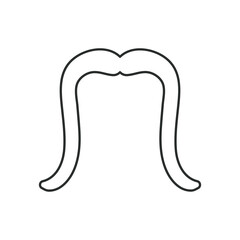 portugal mustache icon vector design