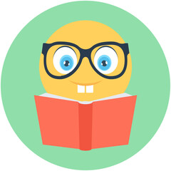 Fototapeta premium Reading Vector Icon
