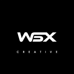 WSX Letter Initial Logo Design Template Vector Illustration	
