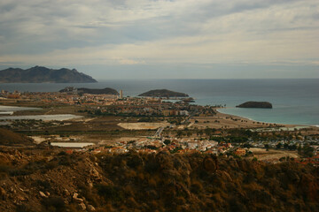 Puerto de Mazarrón, pedanía de Mazarrón (Murcia) situada junto al Mar Mediterráneo, en el sureste de España.