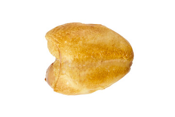 smoked chicken breast isolated on white