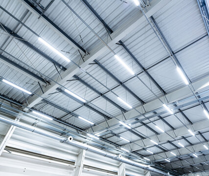 led lighting - warehouse |  energy saving - production hall