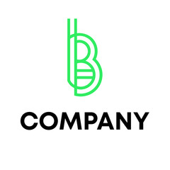 B logo