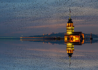 Maiden's Tower in istanbul, Turkey