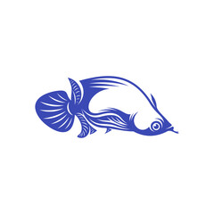 Arowana fish logo vector template, Creative Arowana fish logo design concepts, icon symbol, illustration