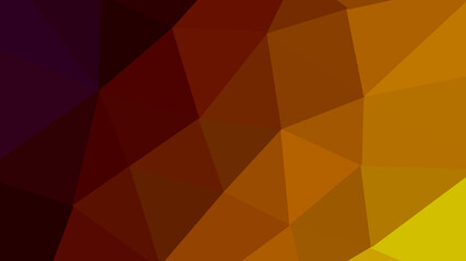 Abstract triangular background with colorful gradient shapes. Bright mosaic modern geometric design. beautiful relief surface. orange low poly texture. color 3d image