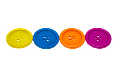 colored buttons isolated