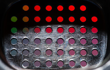 garlic press holder in macro