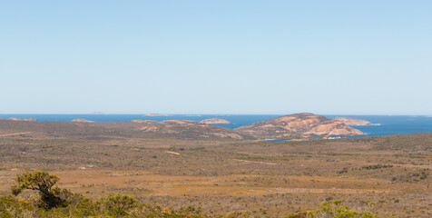 Look into the Cape Le Grand National Park from Top of Frenchman's Peak, Western Australia