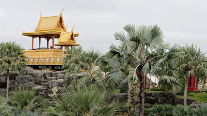  Buddhist sculpture in in the park of Nong Nooch