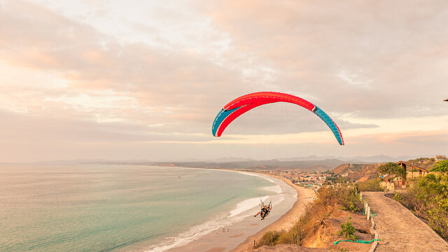 Parapente, San Pedro, Ecuador