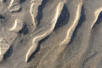  wet sand dune shape background