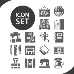 Simple set of engels related filled icons.