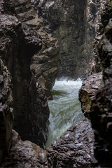 Obraz premium Breitachklamm im Spätsommer, Oberstdorf, Allgäu
