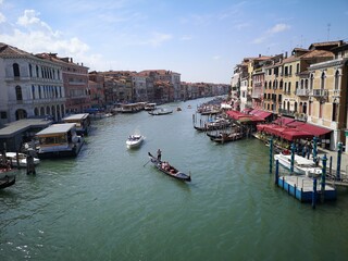 Venedig Canale Grande, Rialto Brücke