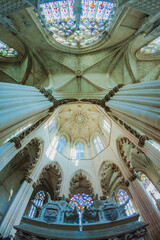 Naklejka premium in the hall of an ancient portuguese monastery