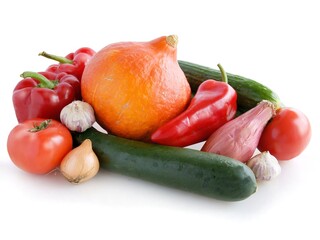 multicolor various vegetables as wholesome vegetarian food