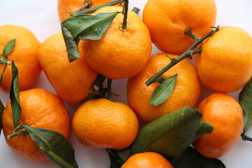 tangerines on a table