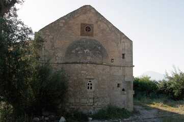 old chapel in the mountains of Greece