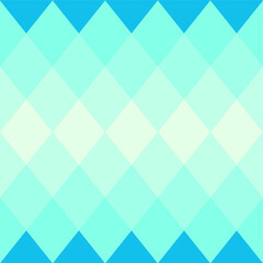 Blue diamond seamless pattern. vector