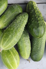 fresh cucumbers