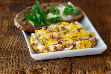 scrambled eggs
