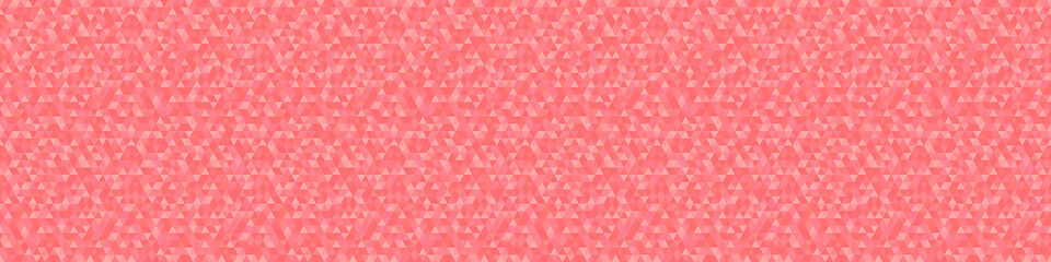 Fototapeta premium Tiled colored background. Multicolored seamless texture with many triangles. Geometric colorful wallpaper. Web banner. Valentine's day