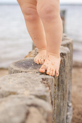 Kinderspaß am Strand