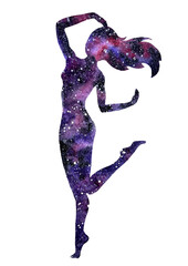  watercolor art of signs of the zodiac. Virgo