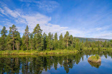 The Ljusnan river