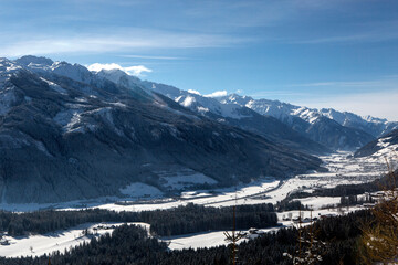 Mountain landscape in Austrian Alps