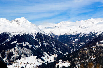 Plakat Mountain landscape in the Austrian Alps
