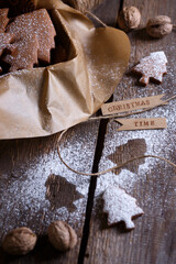 gift box with ginger cookies